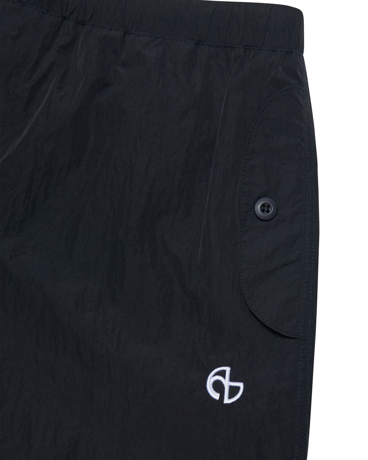 노매뉴얼(NOMANUAL) N.S.C PARACHUTE PANTS - BLACK