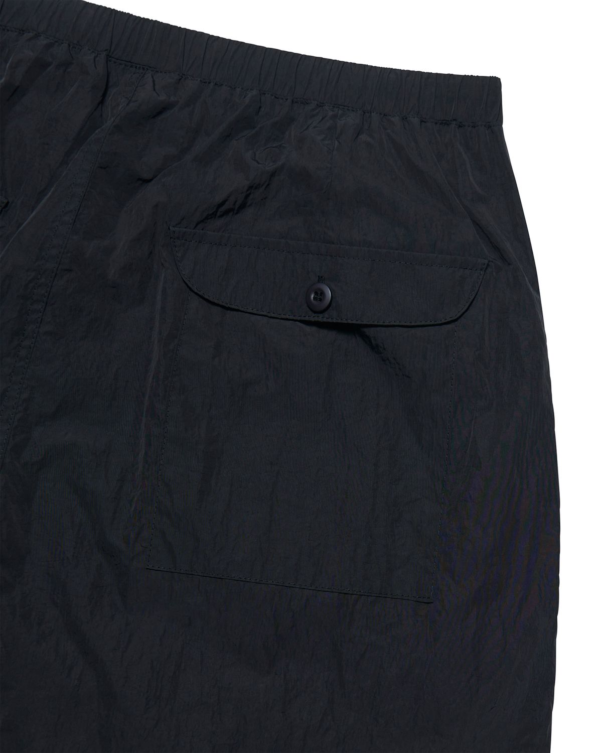 노매뉴얼(NOMANUAL) N.S.C PARACHUTE PANTS - BLACK