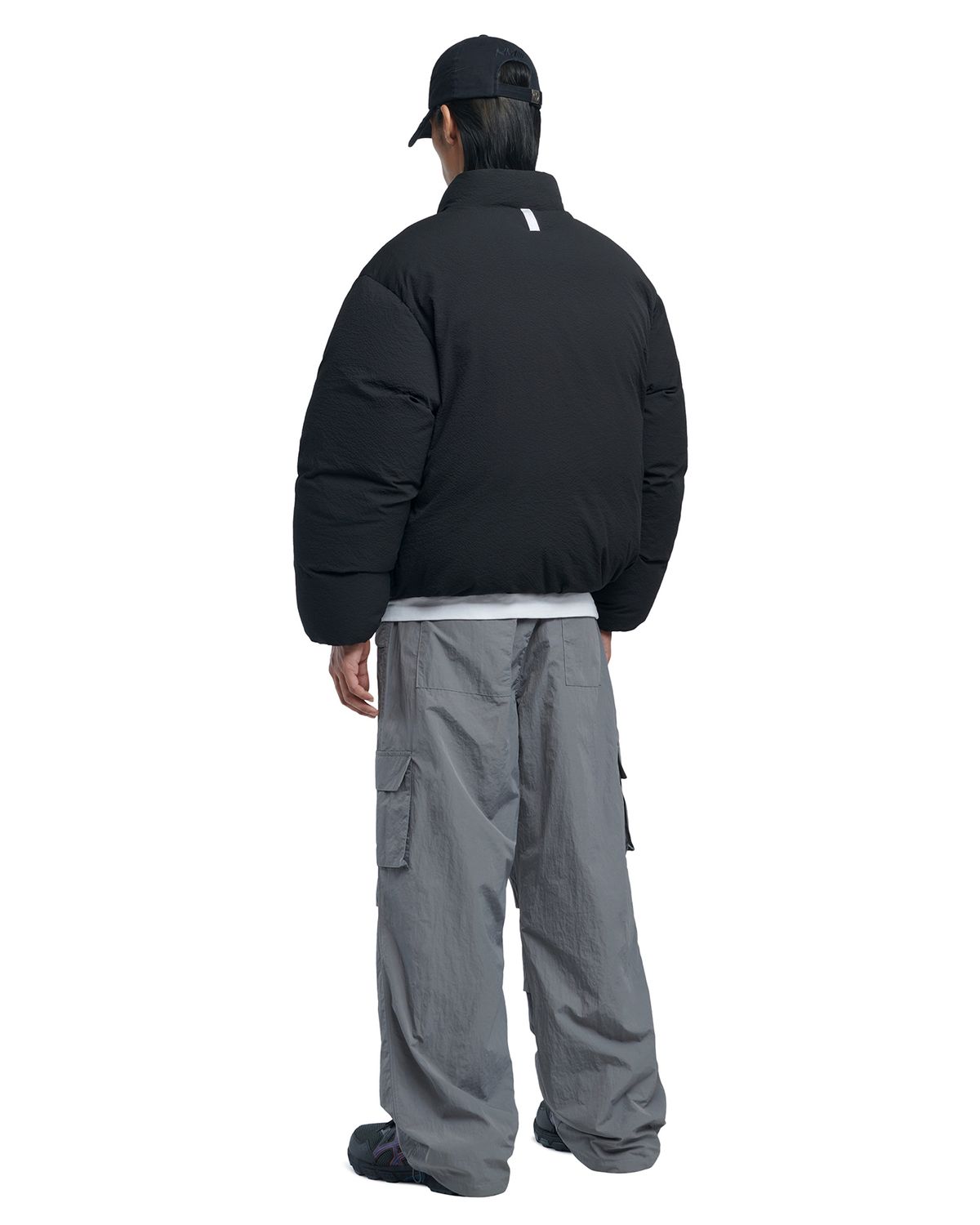 노매뉴얼(NOMANUAL) N.S.C PARACHUTE PANTS - GRAY