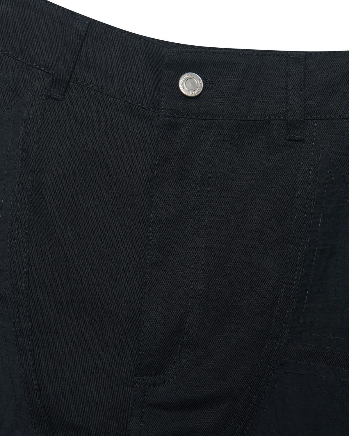 노매뉴얼(NOMANUAL) O.F PATCHED PANTS - BLACK