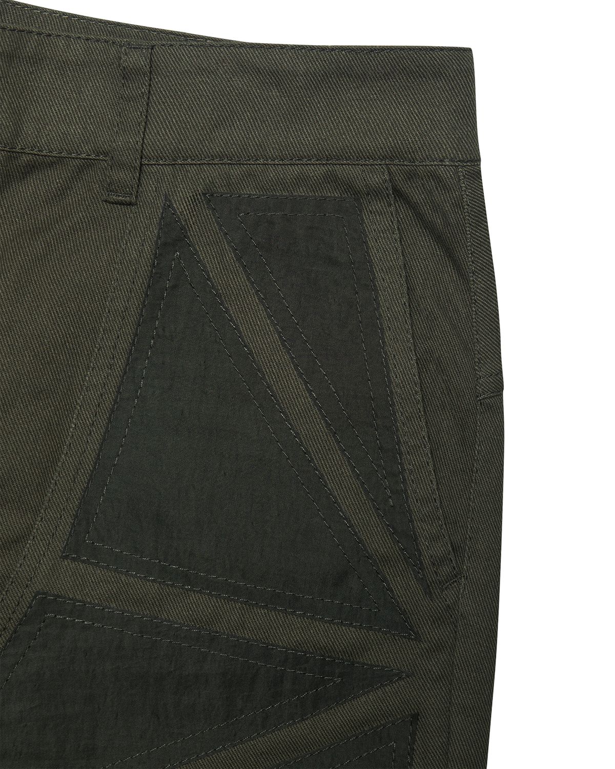 노매뉴얼(NOMANUAL) O.F PATCHED PANTS - KHAKI