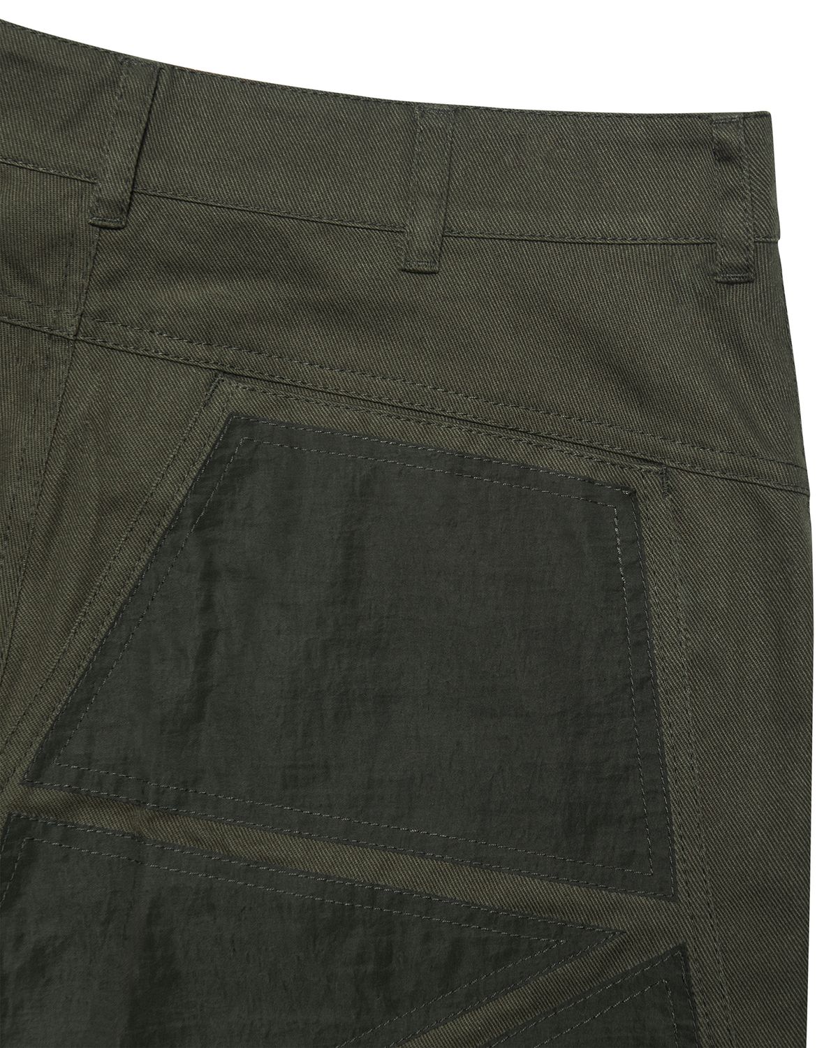 노매뉴얼(NOMANUAL) O.F PATCHED PANTS - KHAKI
