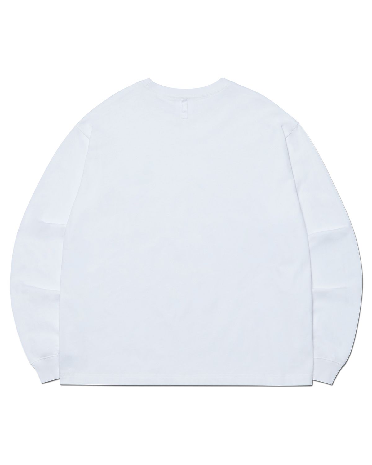 노매뉴얼(NOMANUAL) BASIC LONG SLEEVE TEE - WHITE