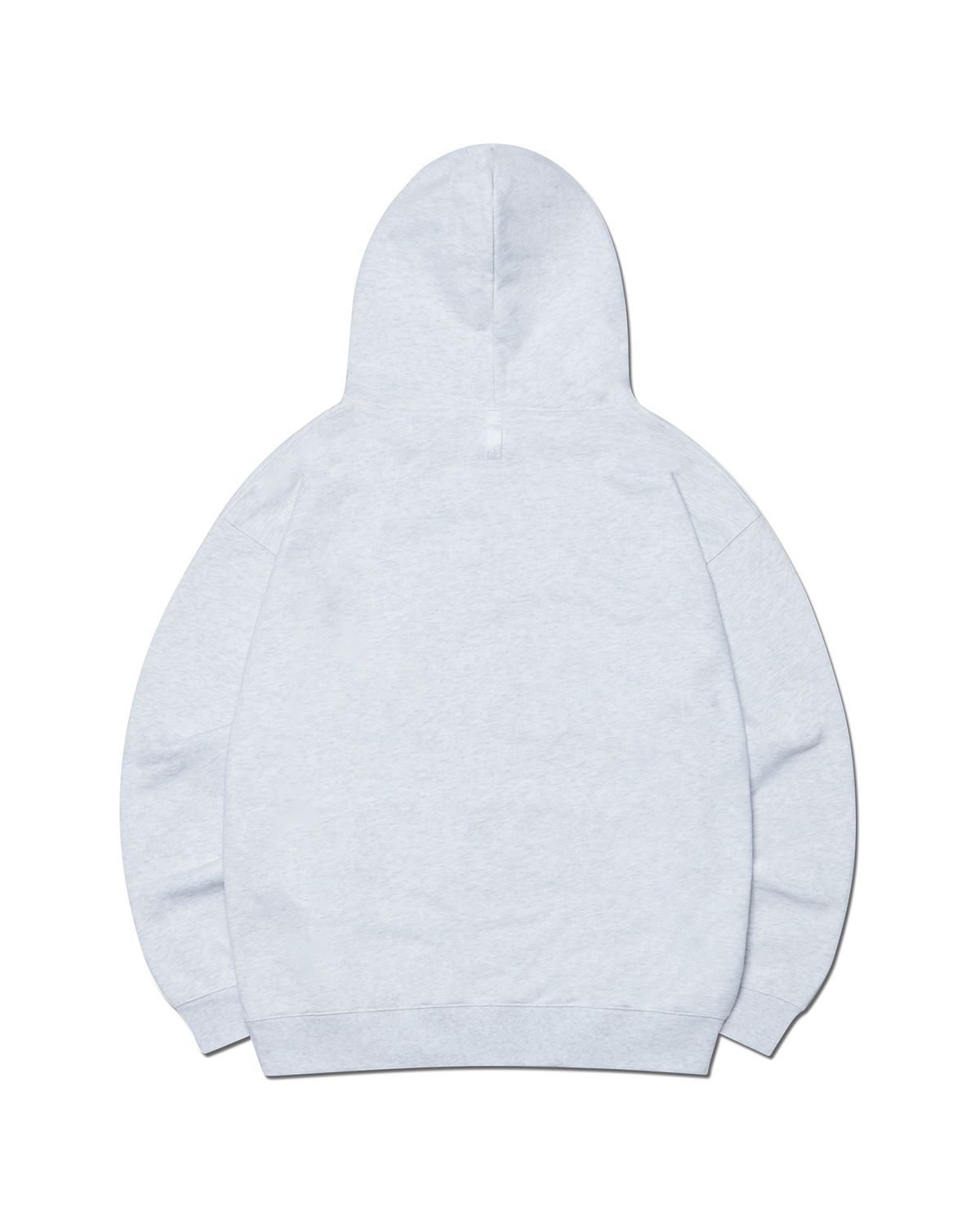 노매뉴얼(NOMANUAL) NM AUTO HOODIE - WHITE MELANGE
