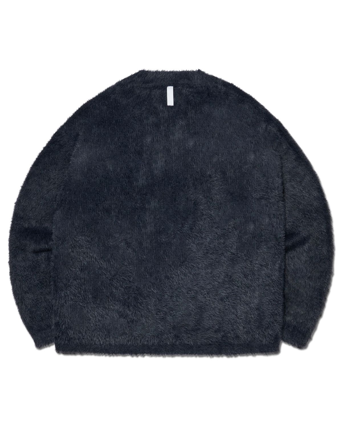 노매뉴얼(NOMANUAL) CROPPED HAIRY KNIT - DUSK