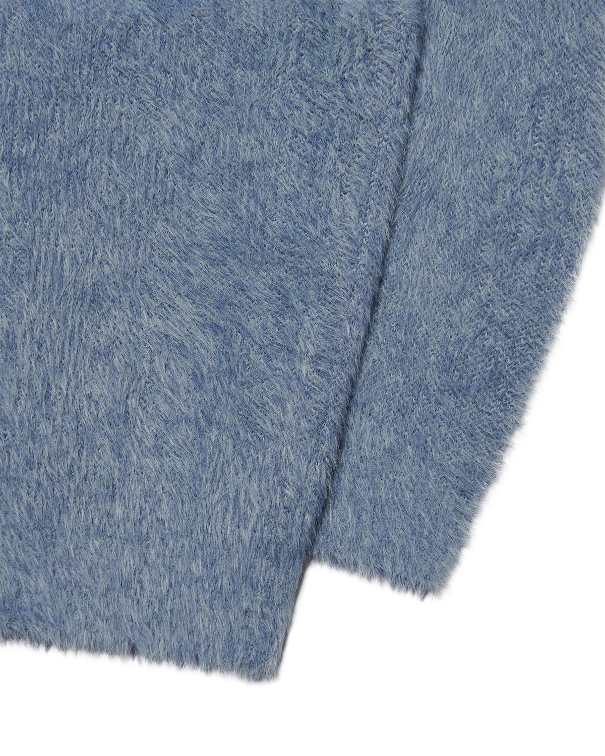 노매뉴얼(NOMANUAL) CROPPED HAIRY KNIT - MARINA