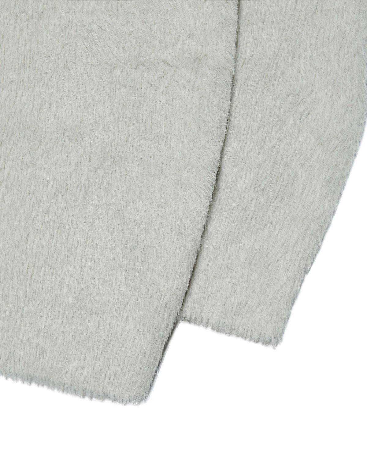 노매뉴얼(NOMANUAL) CROPPED HAIRY KNIT - SEAFOAM