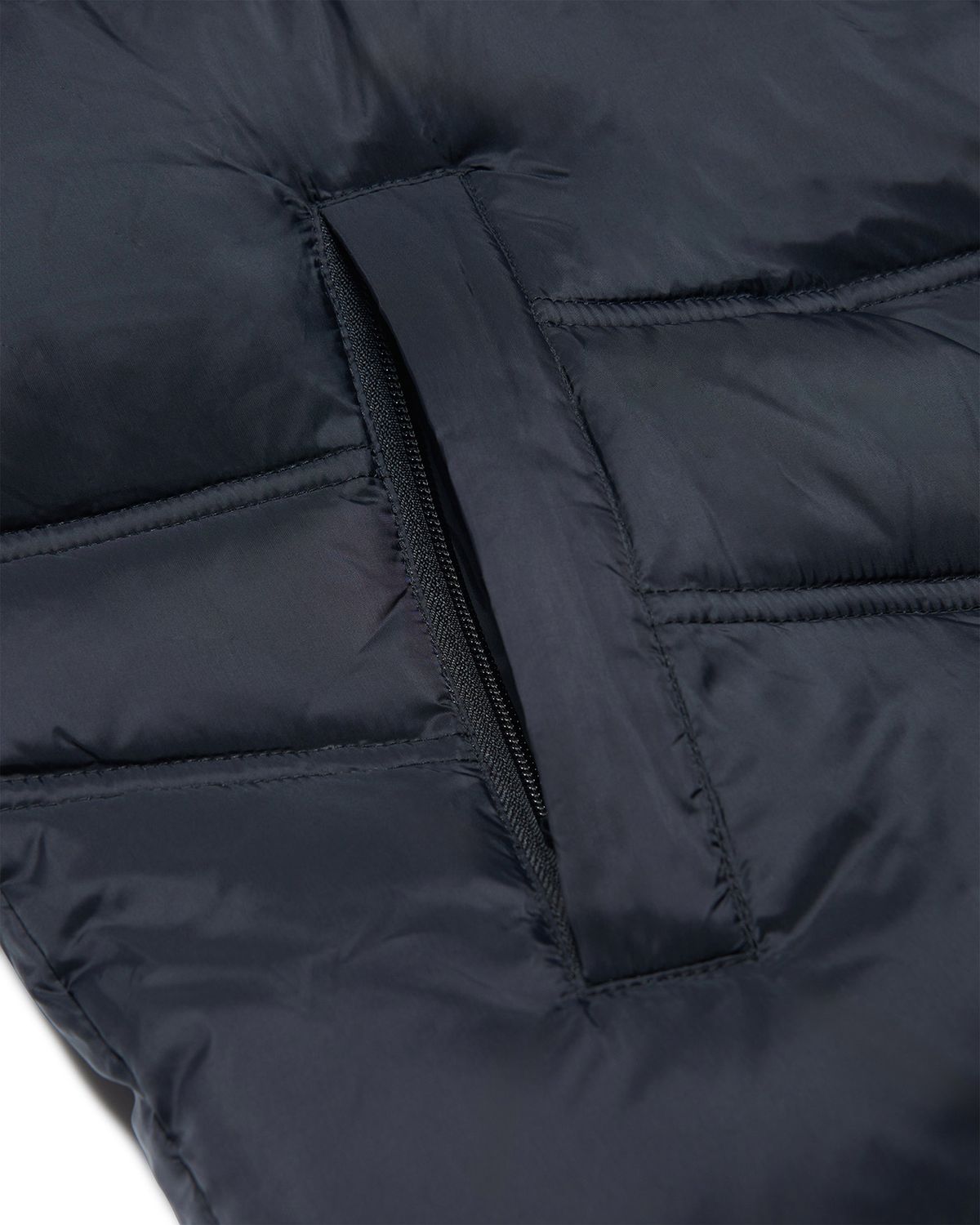 노매뉴얼(NOMANUAL) TRACK DUCK DOWN VEST - BLACK