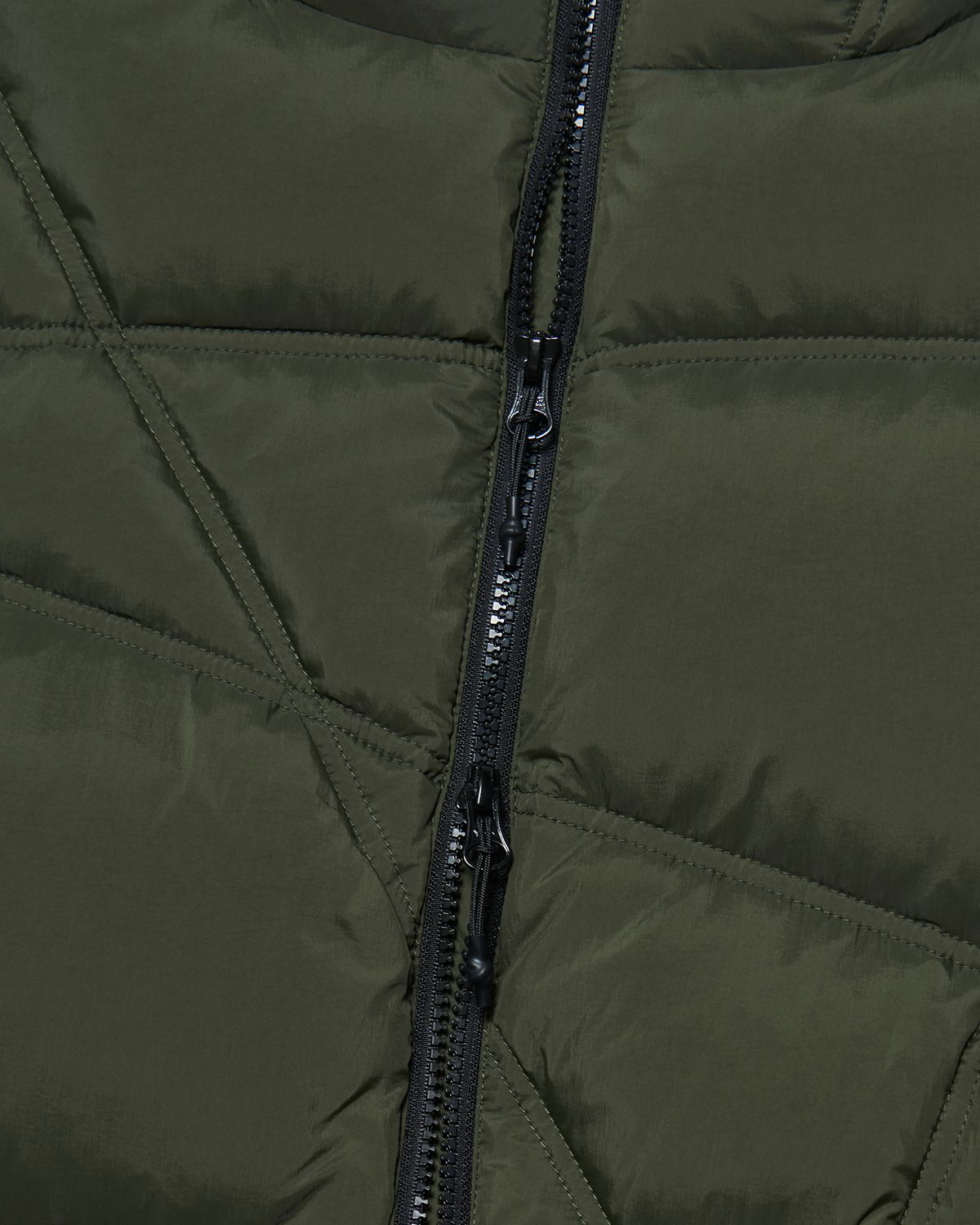 노매뉴얼(NOMANUAL) TRACK DUCK DOWN VEST - KHAKI