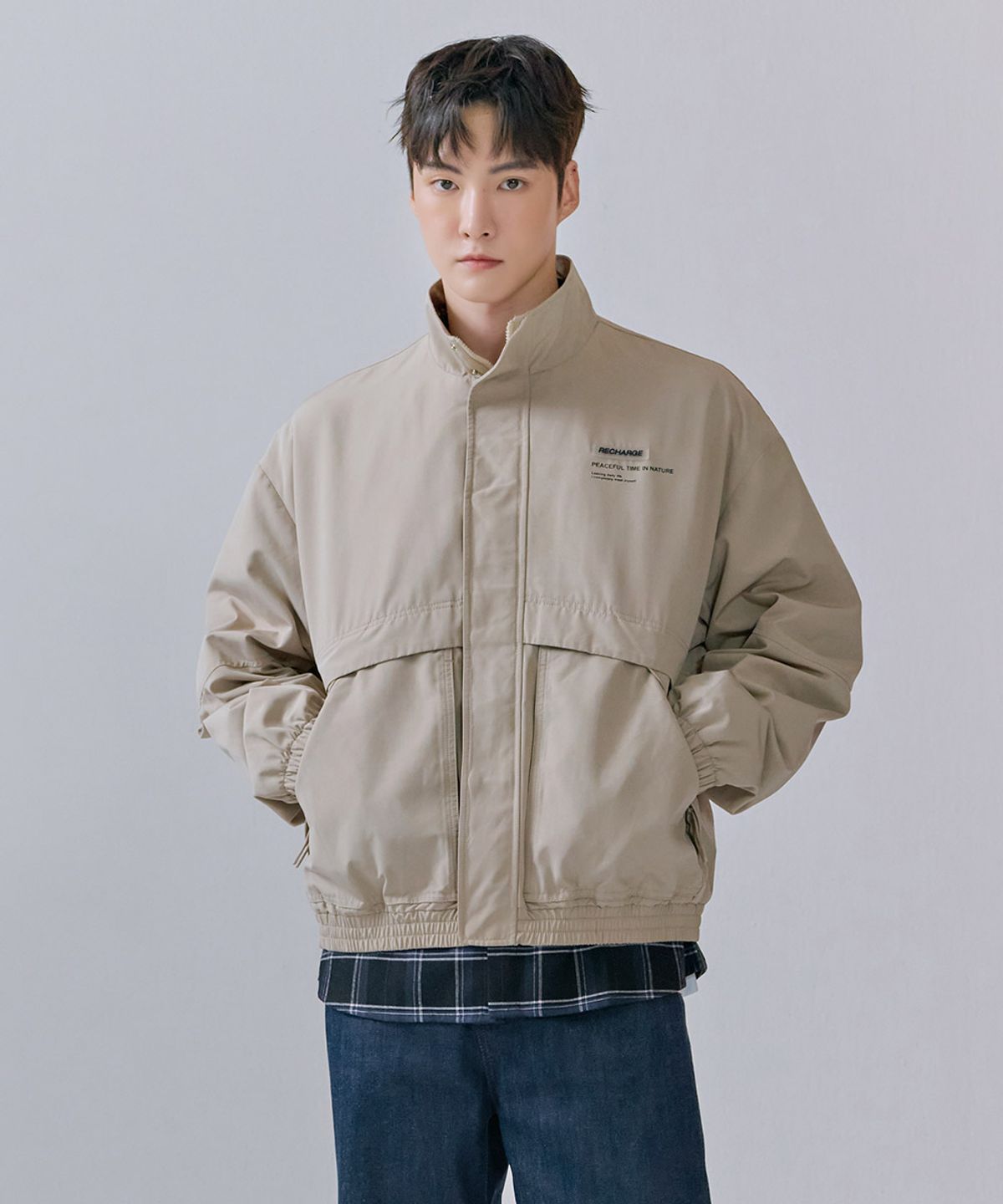 체이스컬트(CHASECULT) 남성 하이넥 유틸리티 점퍼-CERK4112B0X