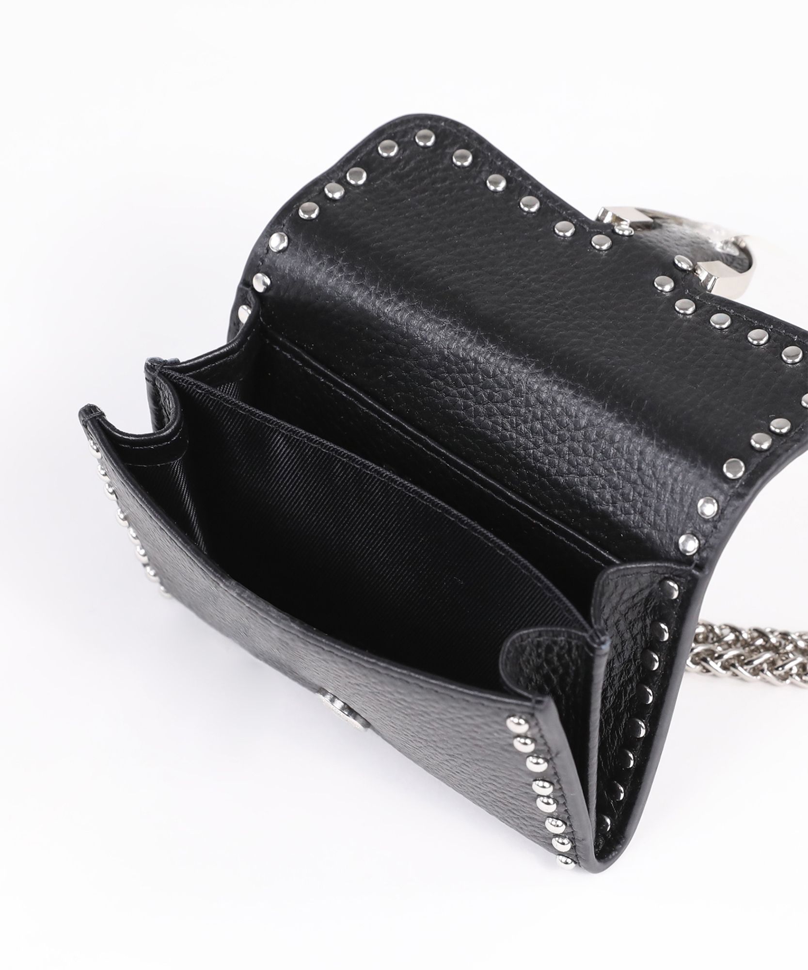 BADBLOOD★韓国人気 Western Buckle Chain Card Holder - Black MUSINSA | BADBLOOD Western Buckle Chain Card Holder - Black