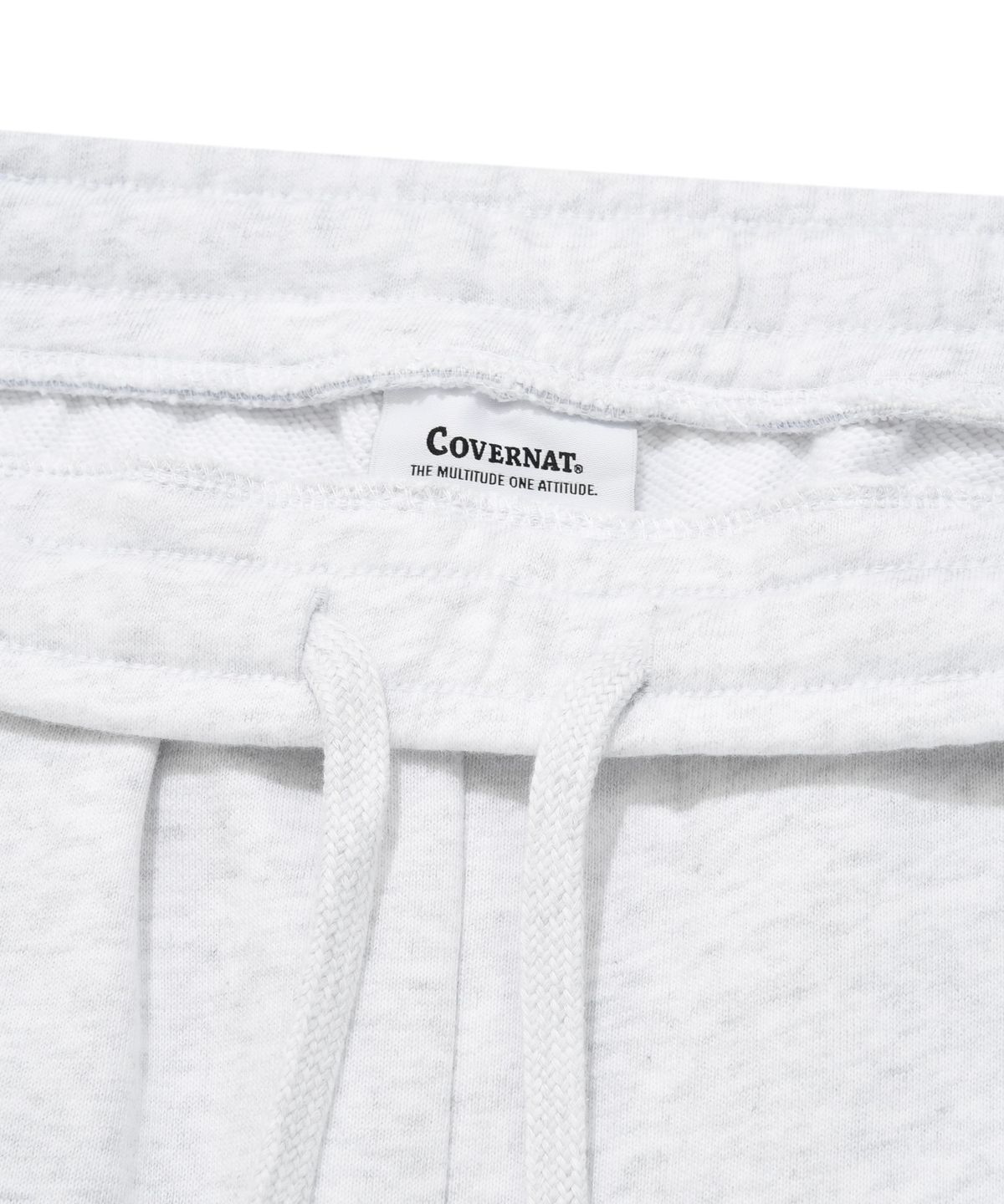 커버낫(COVERNAT) 어센틱 로고 스웻 조거 팬츠 헤더 그레이