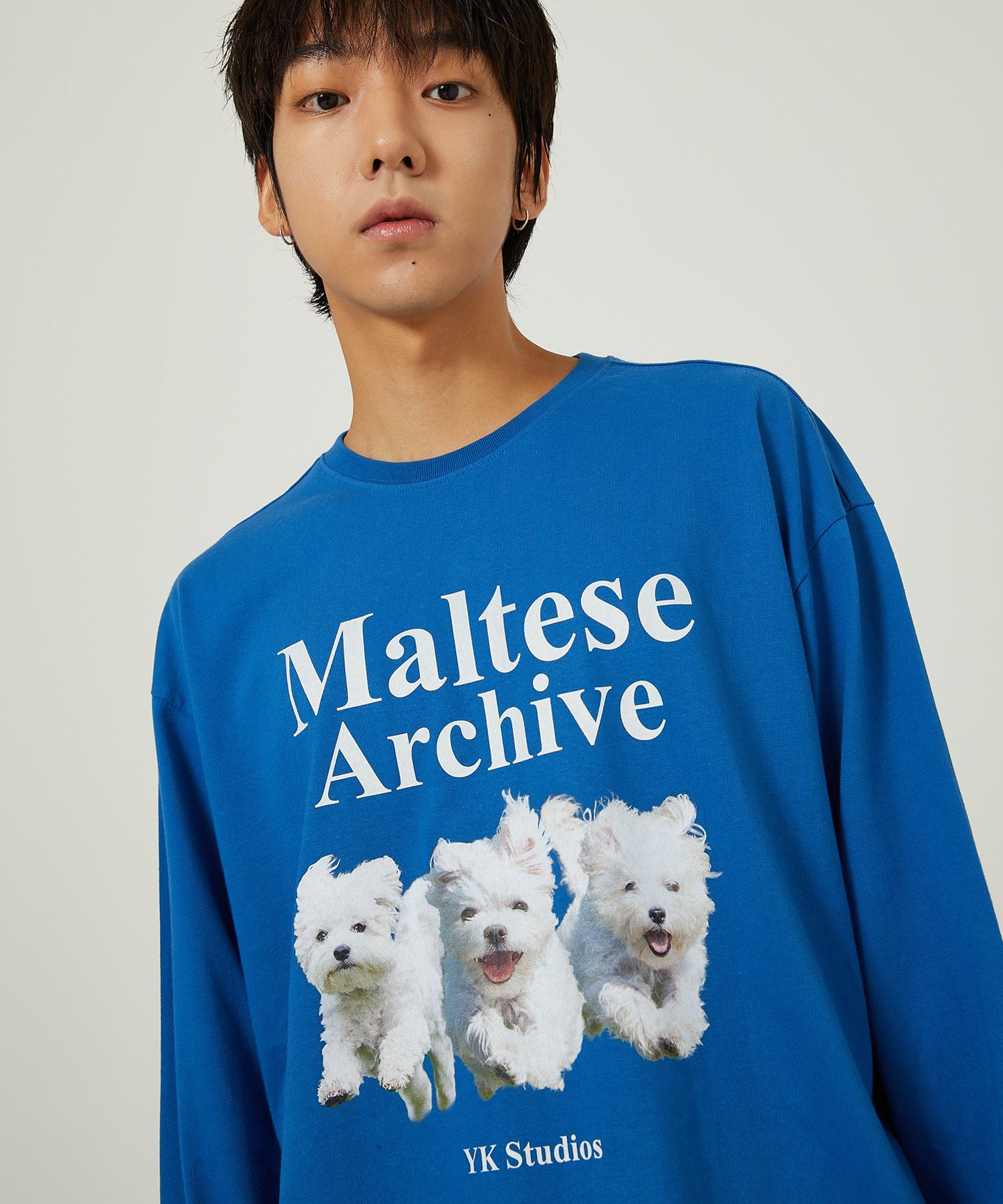 ★Wai Kei★ Maltese Archive Long Sleeve T-Shirt 6 COLOR YK23 MUSINSA | WAI KEI Maltese Archive Long Sleeve T-Shirt 6 COLOR