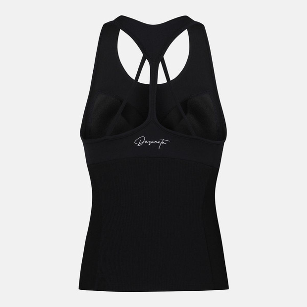 데상트(DESCENTE) 여성 롱 미디움서포트 브라탑 블랙(SO322TBR82)
