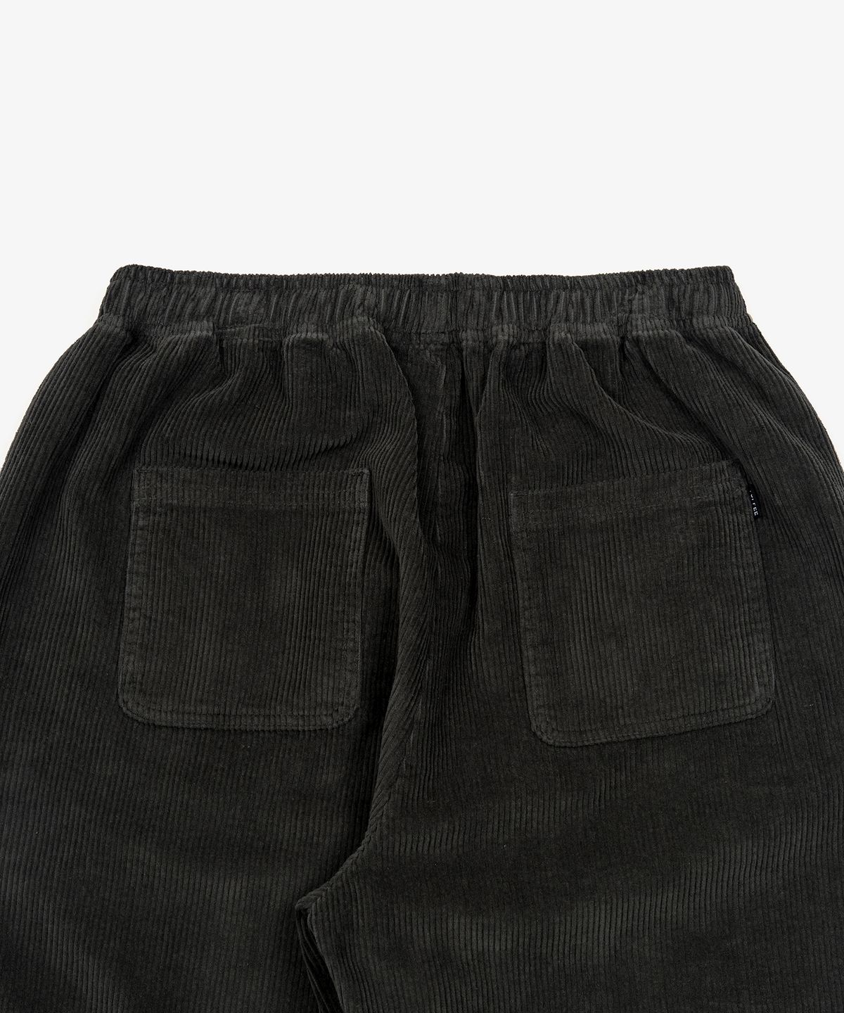 토피(TOFFEE) 코듀로이 와이드 밴딩 팬츠 (BLACK)