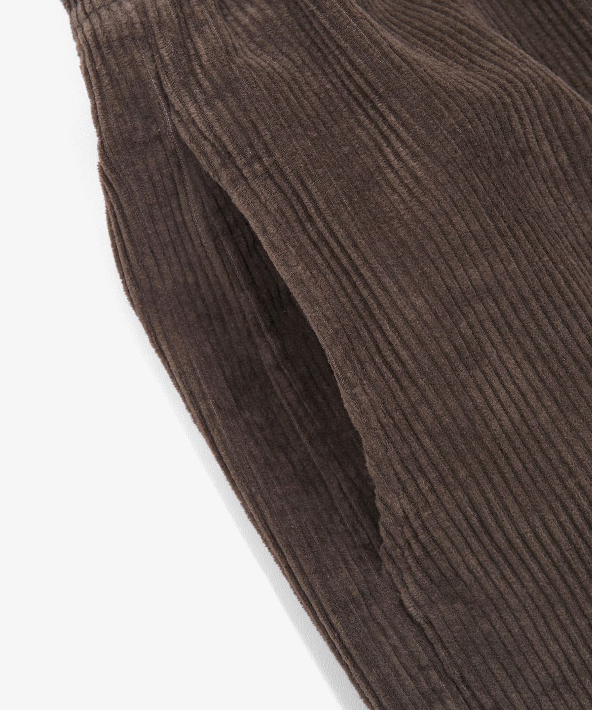토피(TOFFEE) 코듀로이 와이드 밴딩 팬츠 (BROWN)