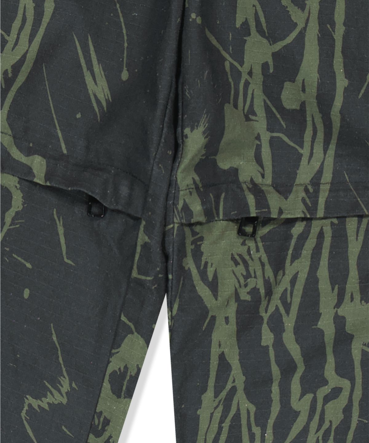 예스아이씨(YESEYESEE) Zipper Knee Multi Pocket Pants Dark Grey