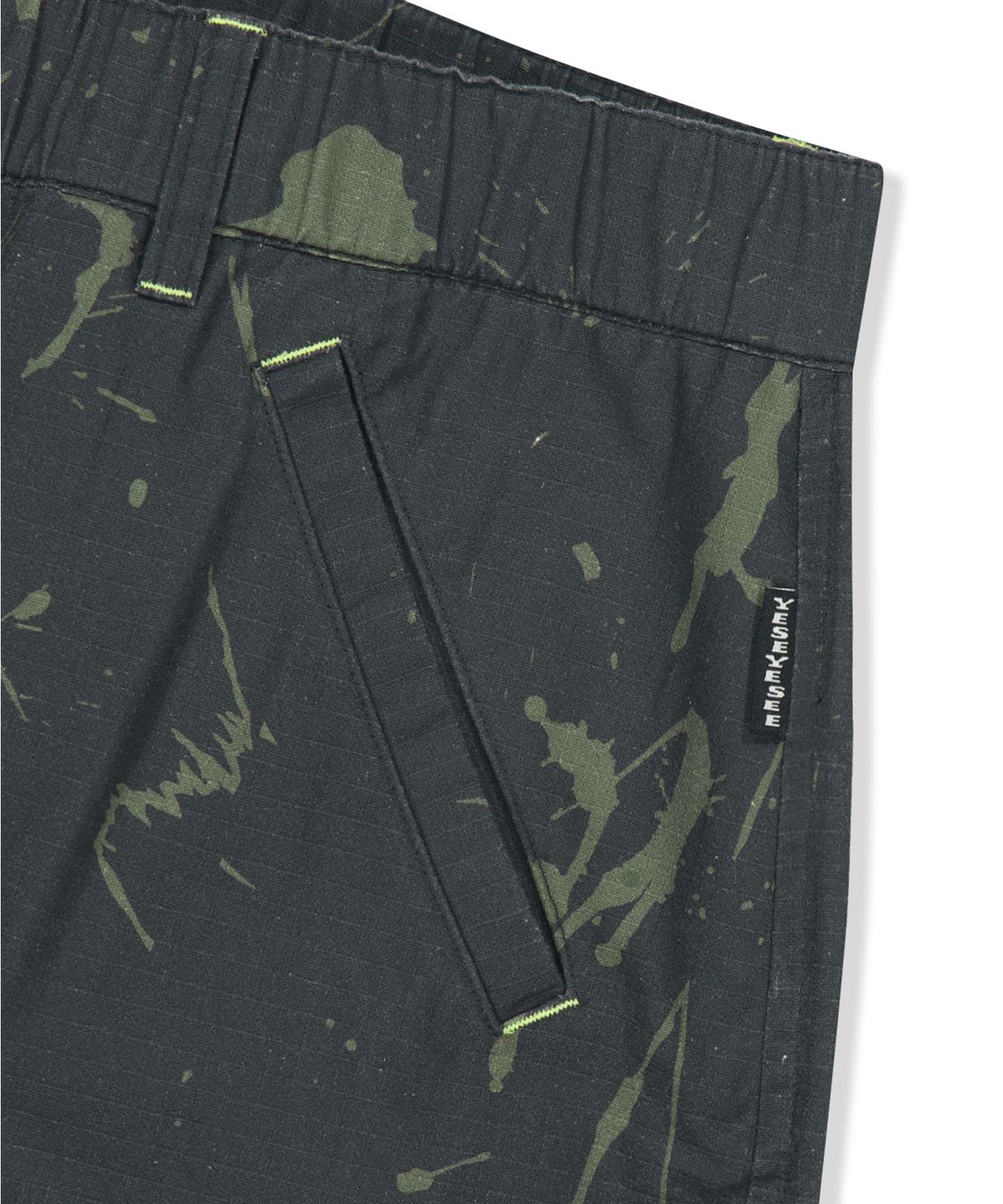 예스아이씨(YESEYESEE) Zipper Knee Multi Pocket Pants Dark Grey