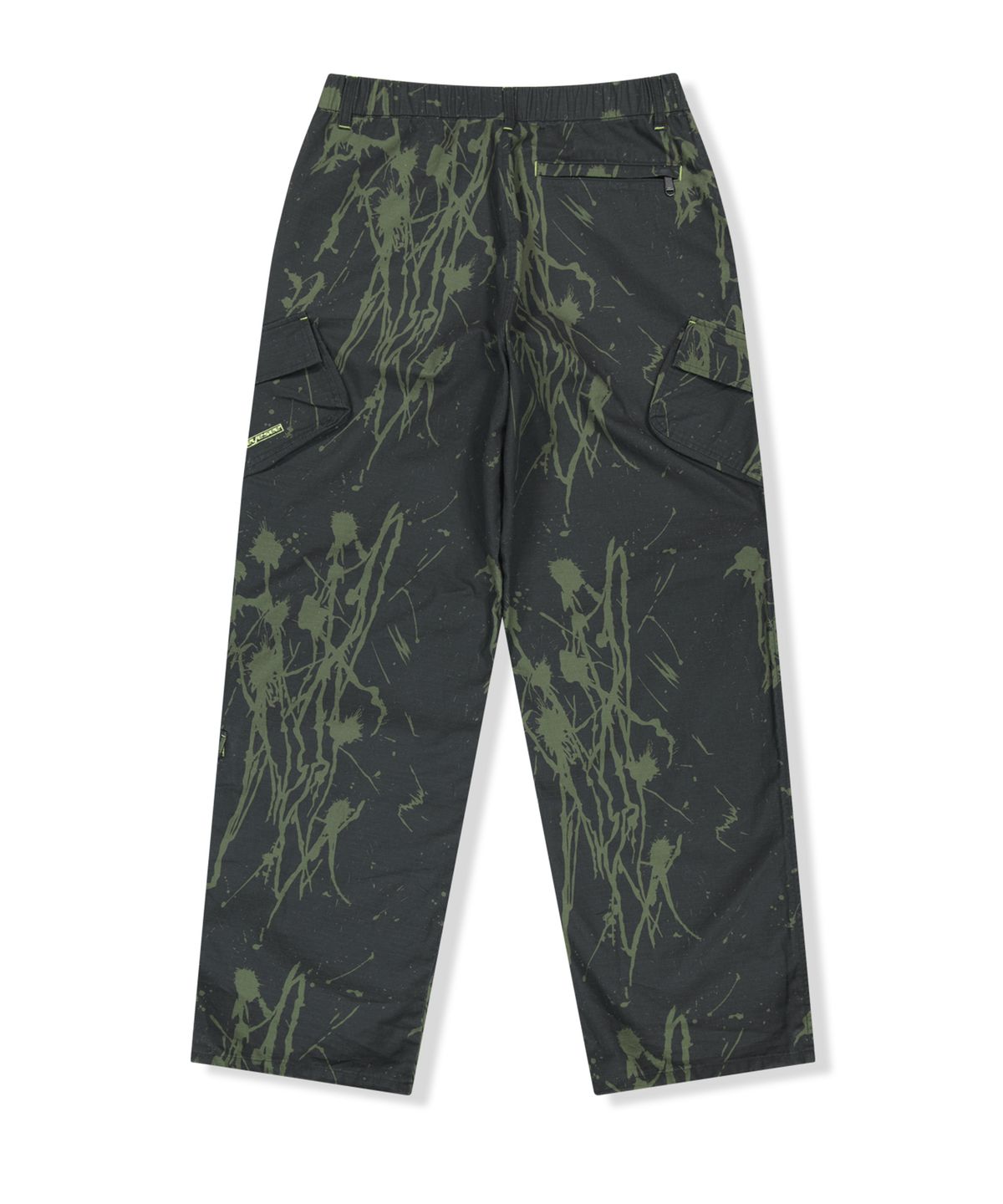 예스아이씨(YESEYESEE) Zipper Knee Multi Pocket Pants Dark Grey