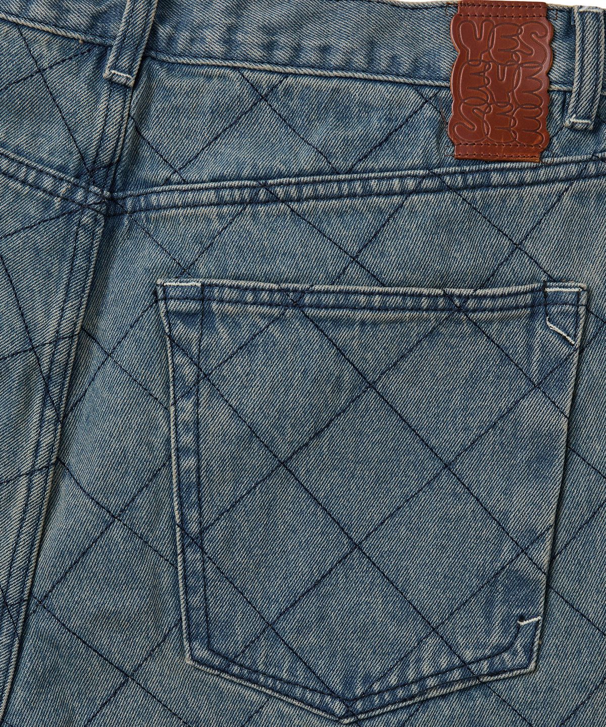 예스아이씨(YESEYESEE) Equal Net 5 Pockets Denim Pants Medium Indigo