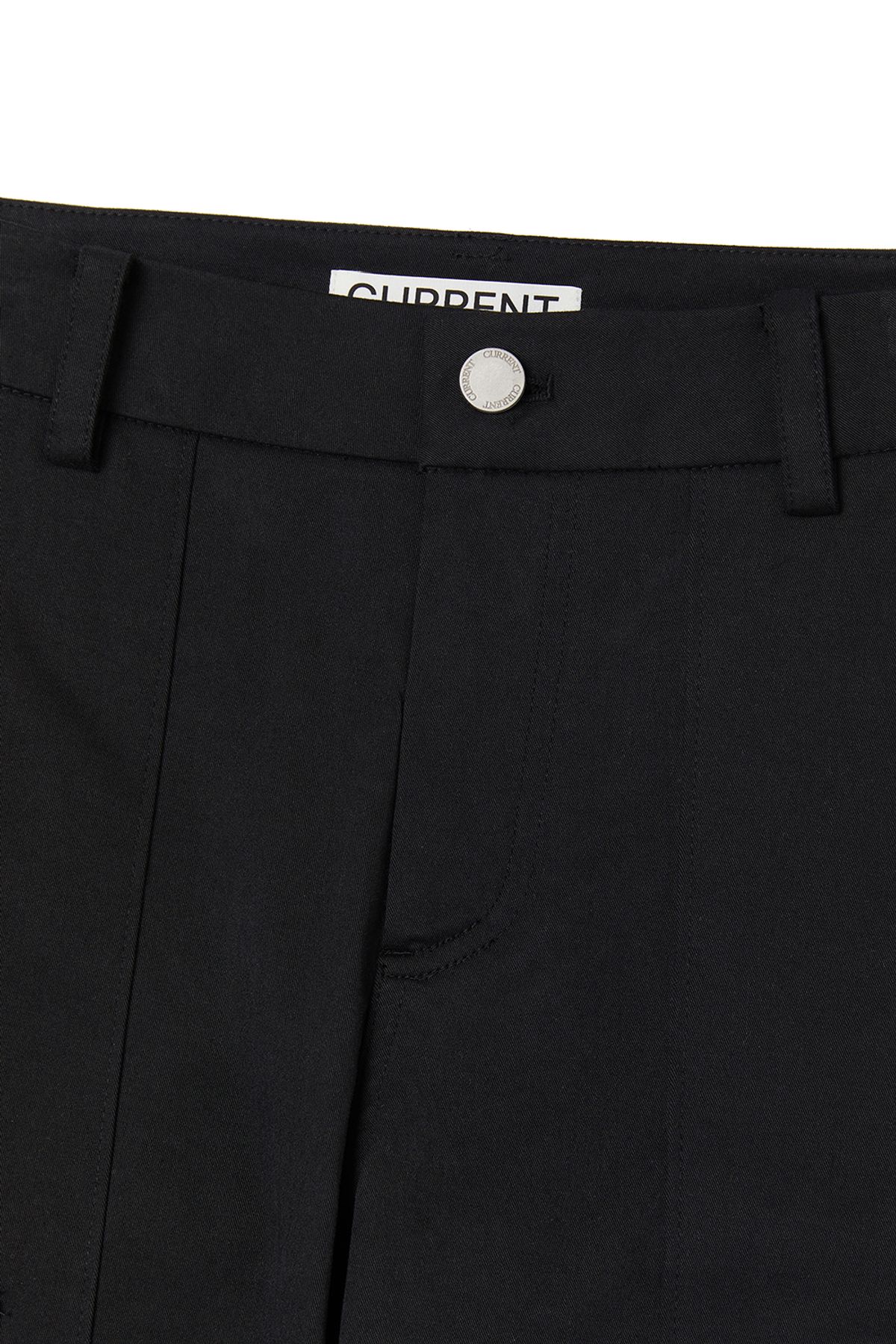 커렌트(CURRENT) TWO-WAY WASHING CARGO PANTS [BLACK]