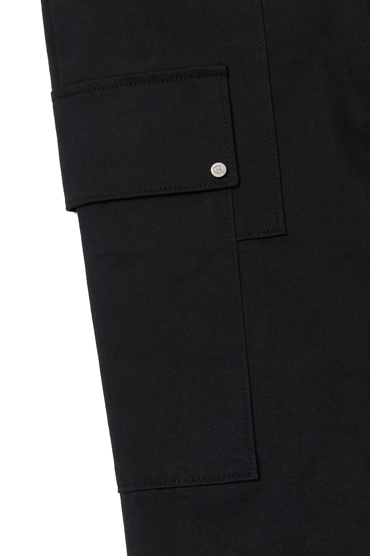 커렌트(CURRENT) TWO-WAY WASHING CARGO PANTS [BLACK]