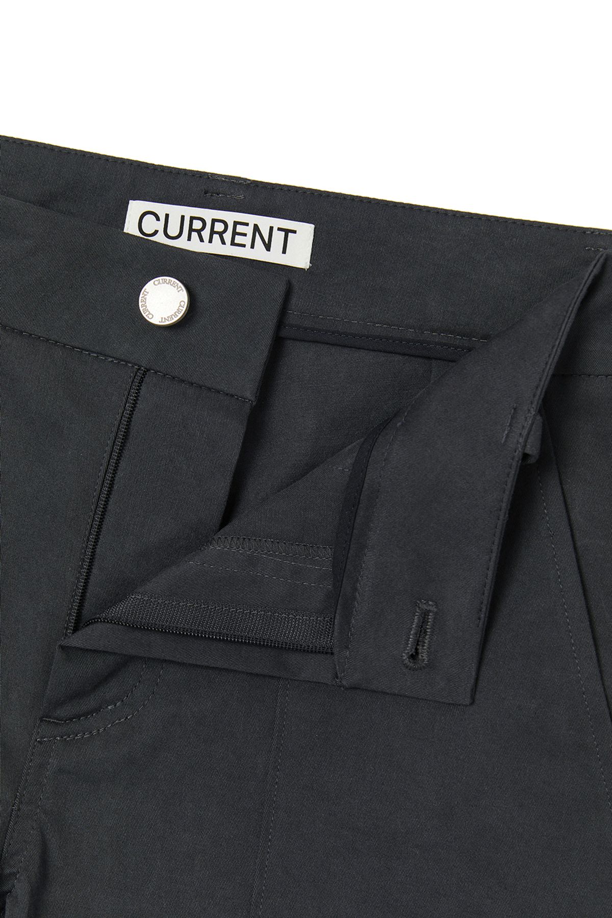 커렌트(CURRENT) TWO-WAY WASHING CARGO PANTS [CHARCOAL]