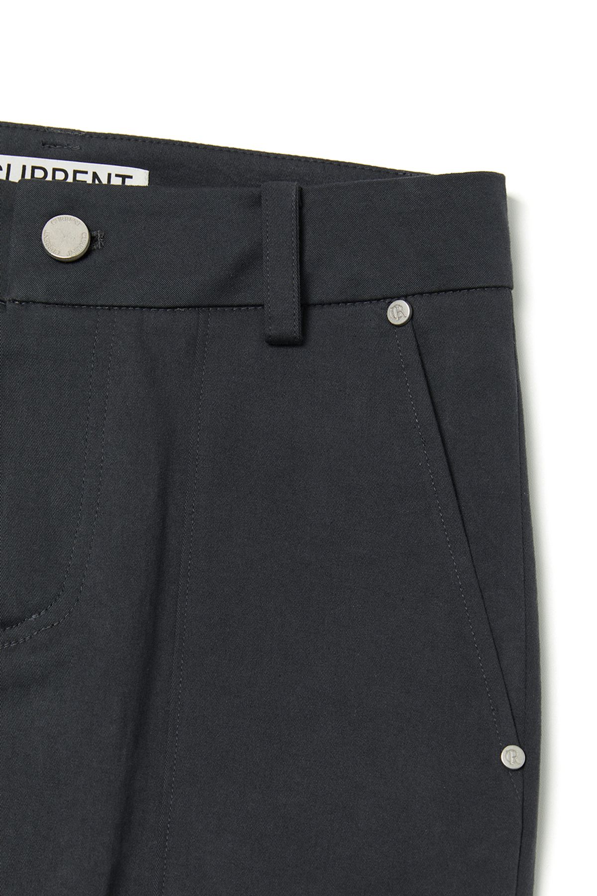 커렌트(CURRENT) TWO-WAY WASHING CARGO PANTS [CHARCOAL]