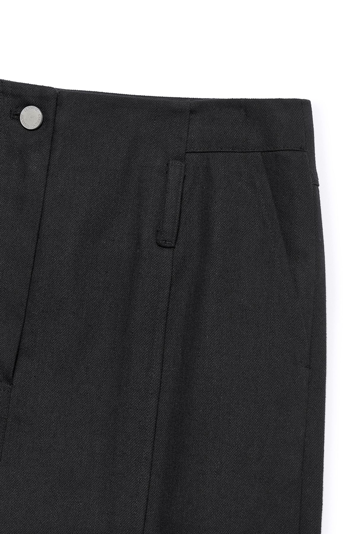 커렌트(CURRENT) SHEER MIX MAXI SKIRT [BLACK]