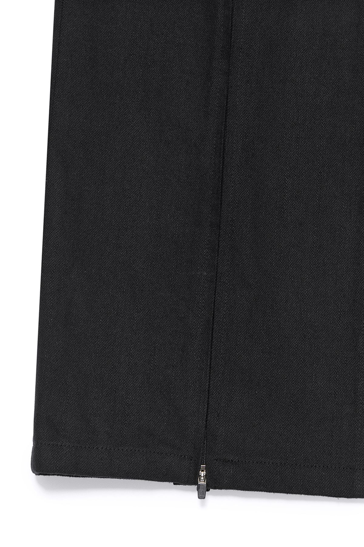 커렌트(CURRENT) SHEER MIX MAXI SKIRT [BLACK]
