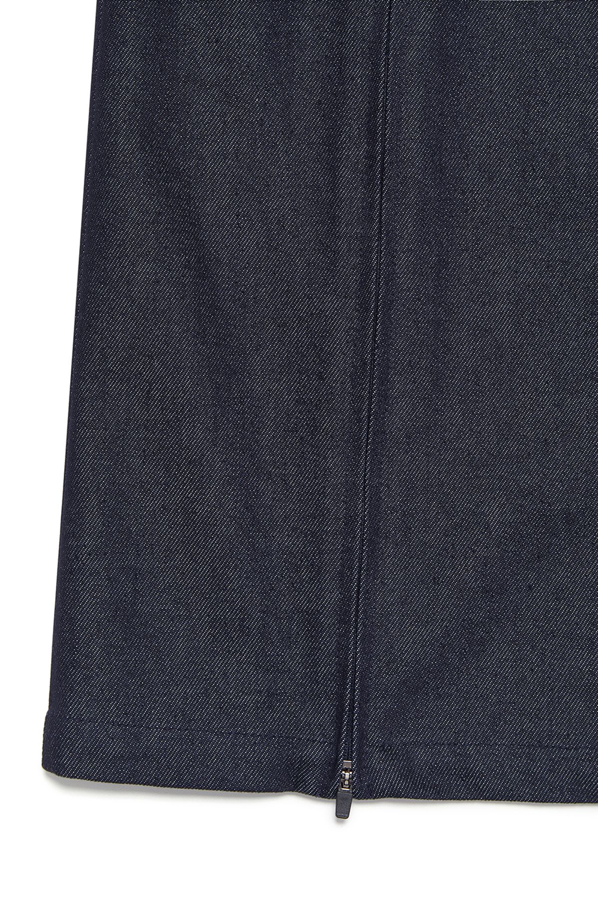 커렌트(CURRENT) SHEER MIX MAXI SKIRT [DARK INDIGO BLUE]