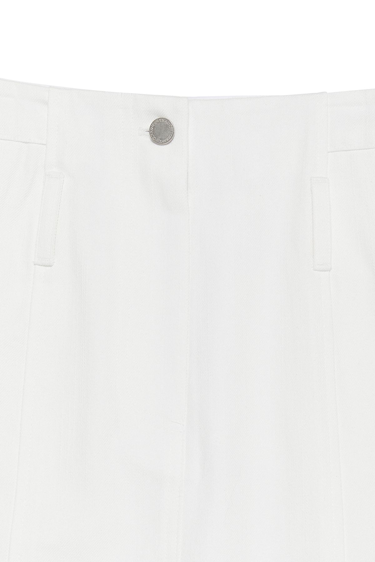 커렌트(CURRENT) SHEER MIX MAXI SKIRT [WHITE]