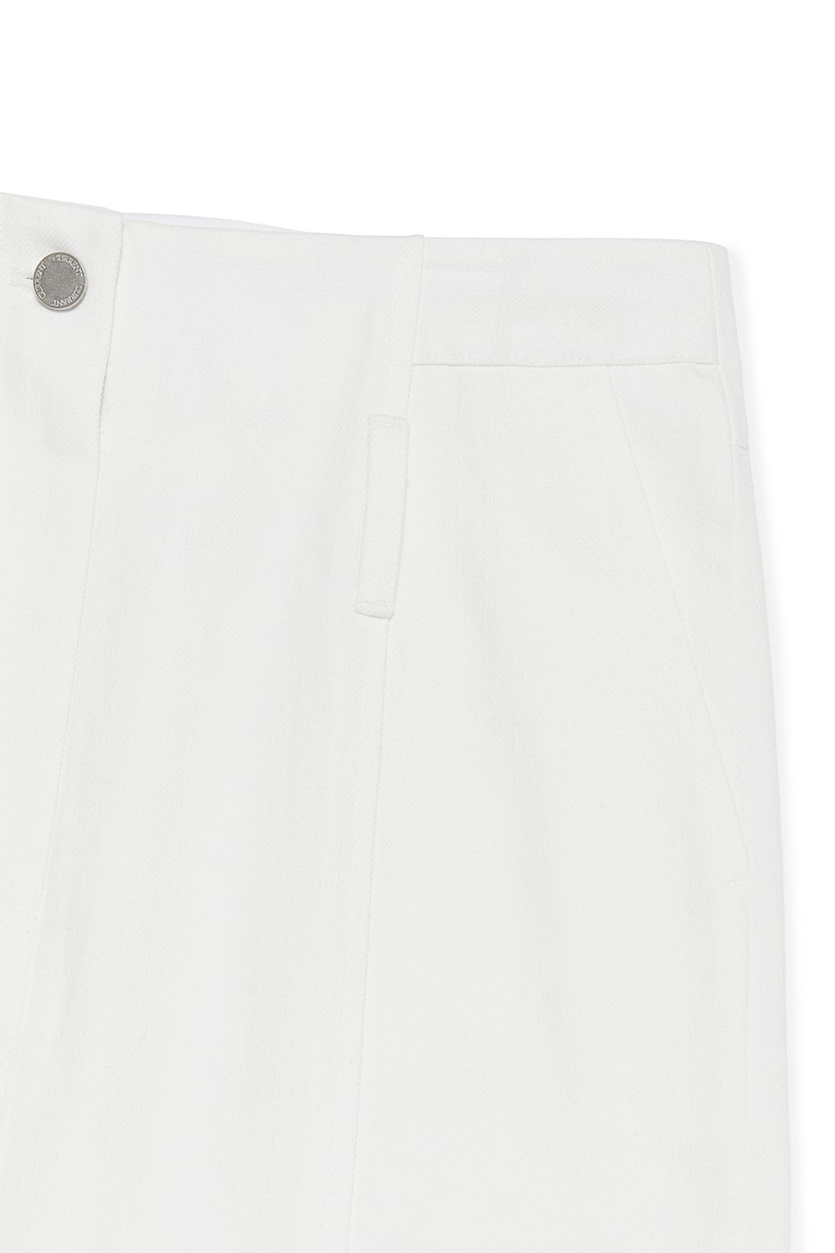 커렌트(CURRENT) SHEER MIX MAXI SKIRT [WHITE]