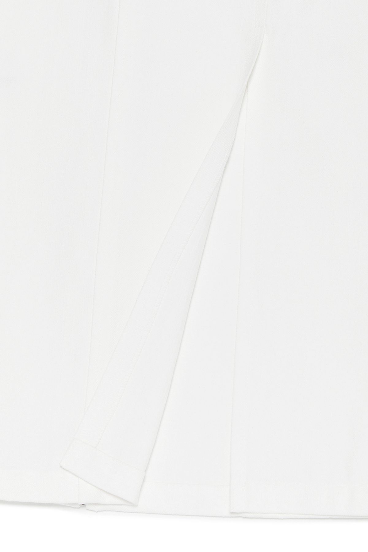 커렌트(CURRENT) SHEER MIX MAXI SKIRT [WHITE]