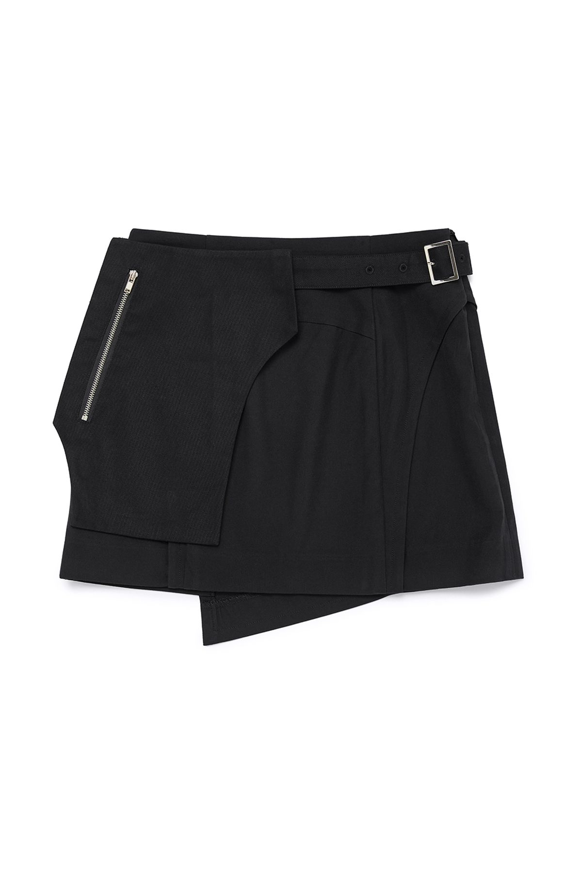 커렌트(CURRENT) 3-WAY MINI CARGO SKIRT [BLACK]