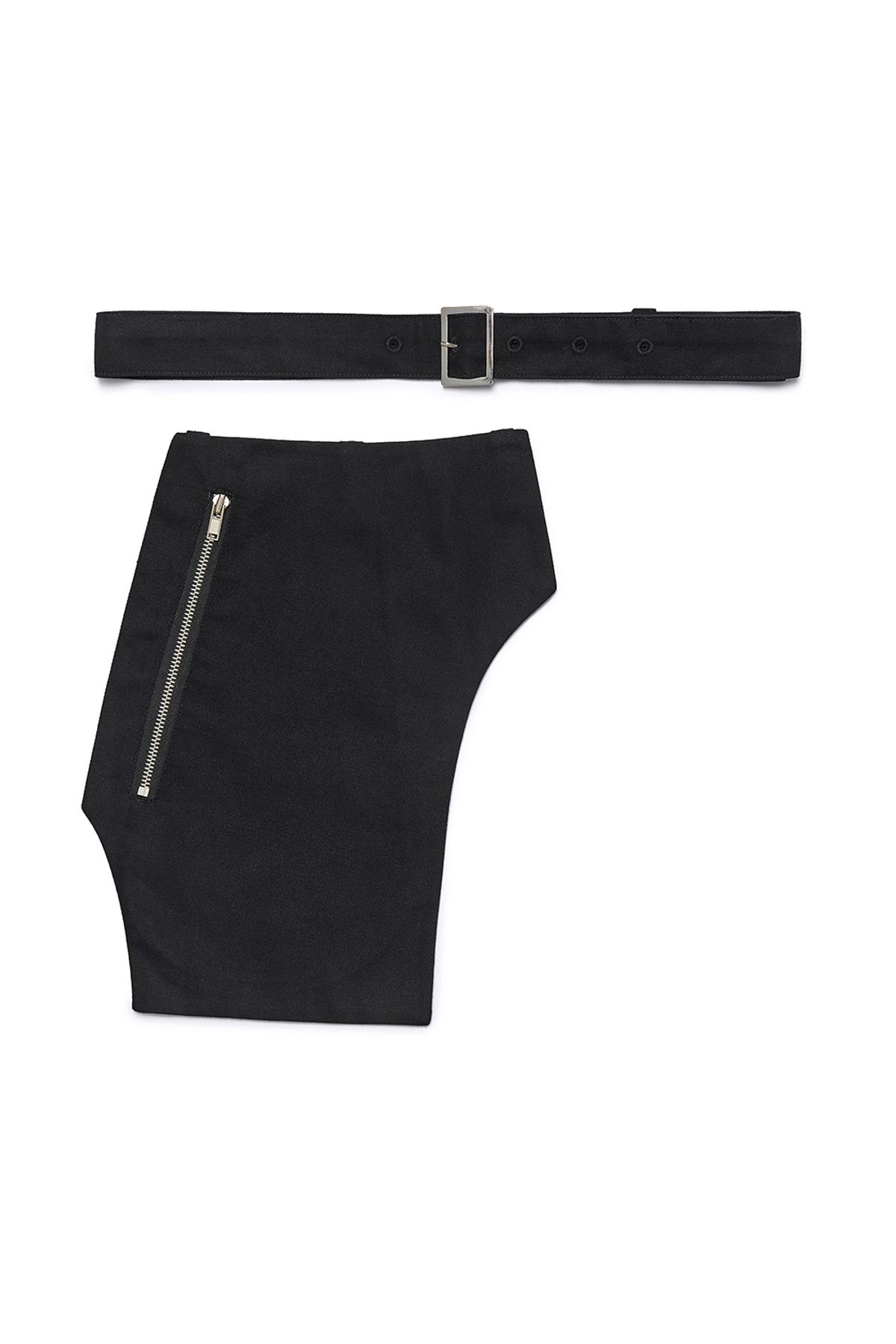 커렌트(CURRENT) 3-WAY MINI CARGO SKIRT [BLACK]