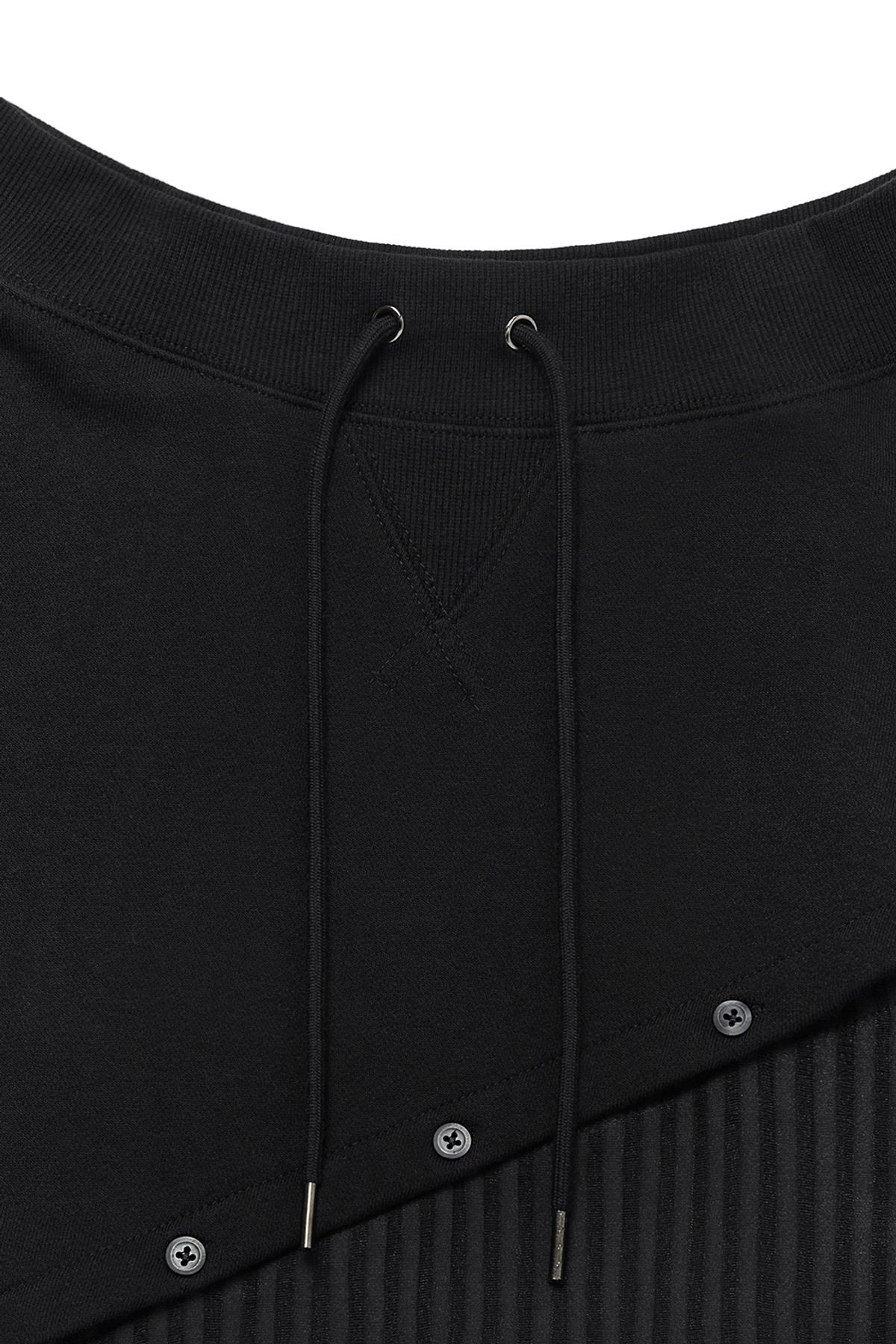커렌트(CURRENT) SIGNATURE SHEER SWEATSHIRT [BLACK]