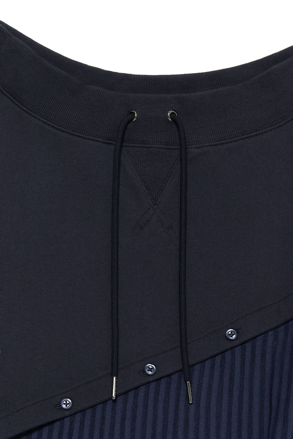 커렌트(CURRENT) SIGNATURE SHEER SWEATSHIRT [NAVY]