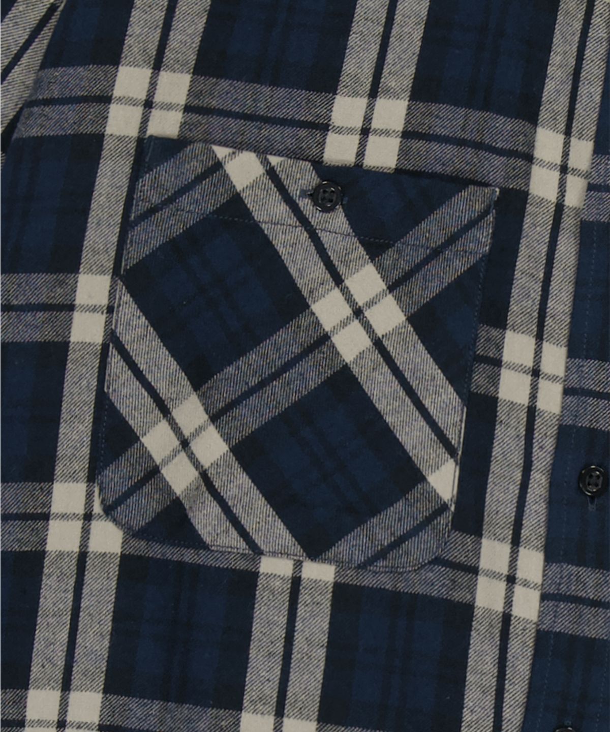예스아이씨(YESEYESEE) Flannel Check Shirt Navy