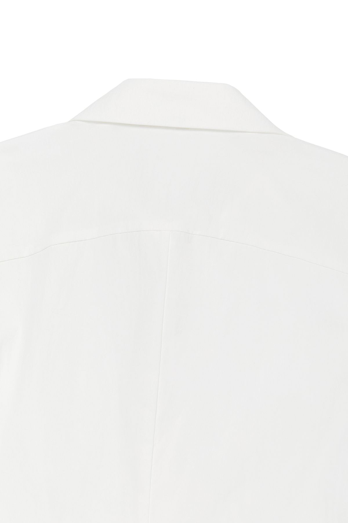 커렌트(CURRENT) PINTUCK DETAIL FITTED SHIRT [WHITE]