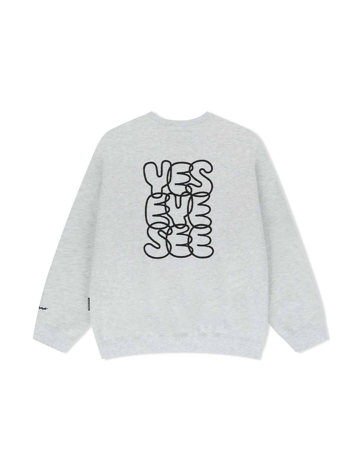 예스아이씨(YESEYESEE) C-Logo Sweatshirt Light Grey