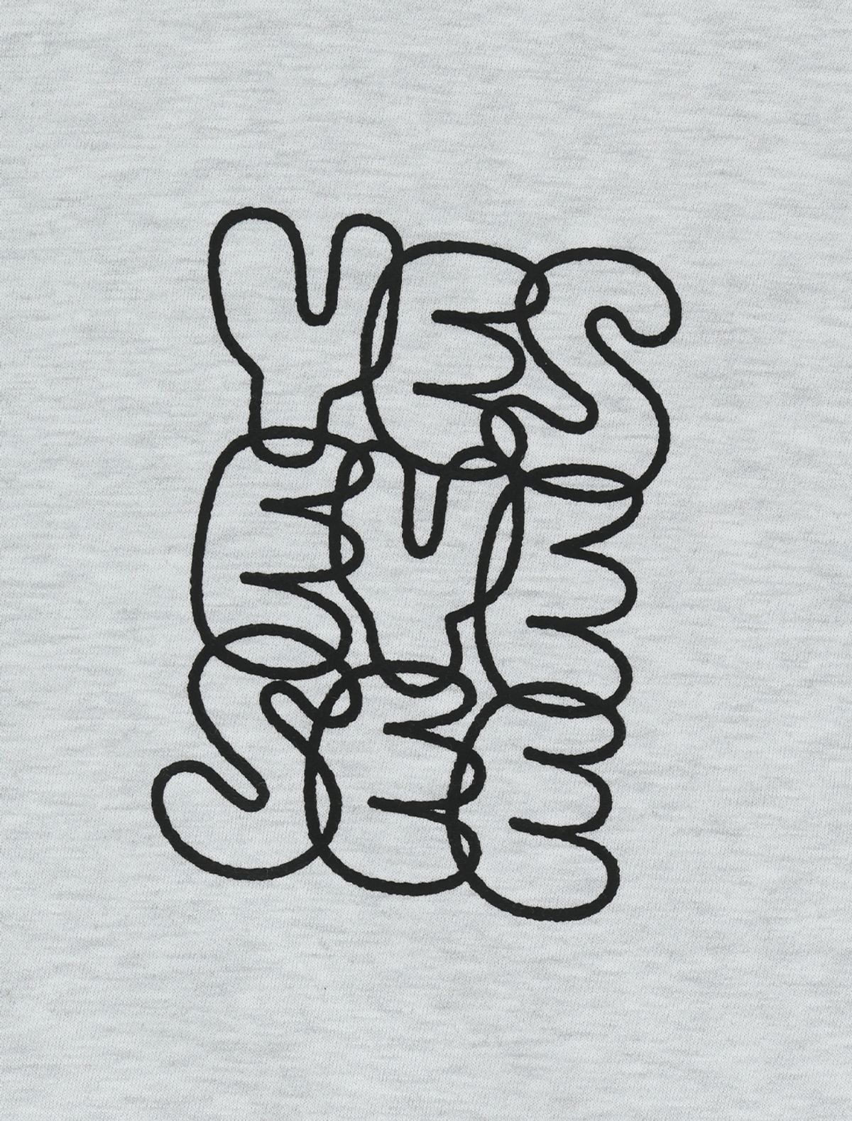 예스아이씨(YESEYESEE) C-Logo Sweatshirt Light Grey