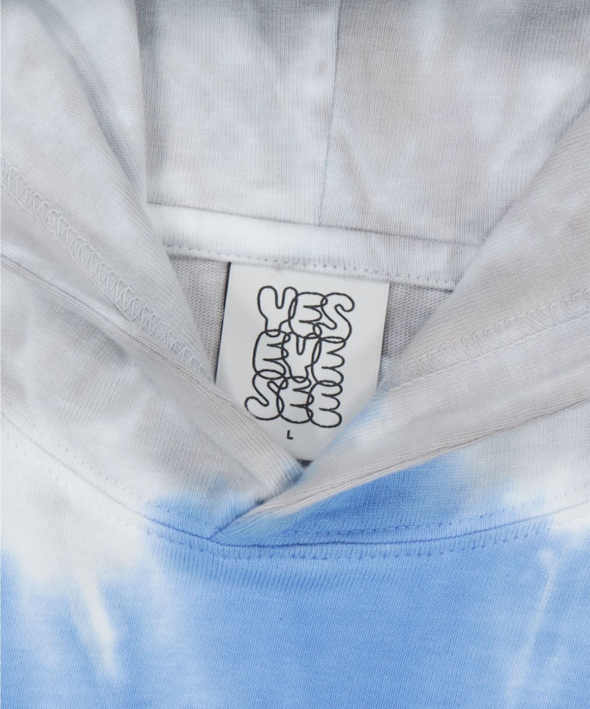예스아이씨(YESEYESEE) Y.E.S Dyed Single Hoodie Blue