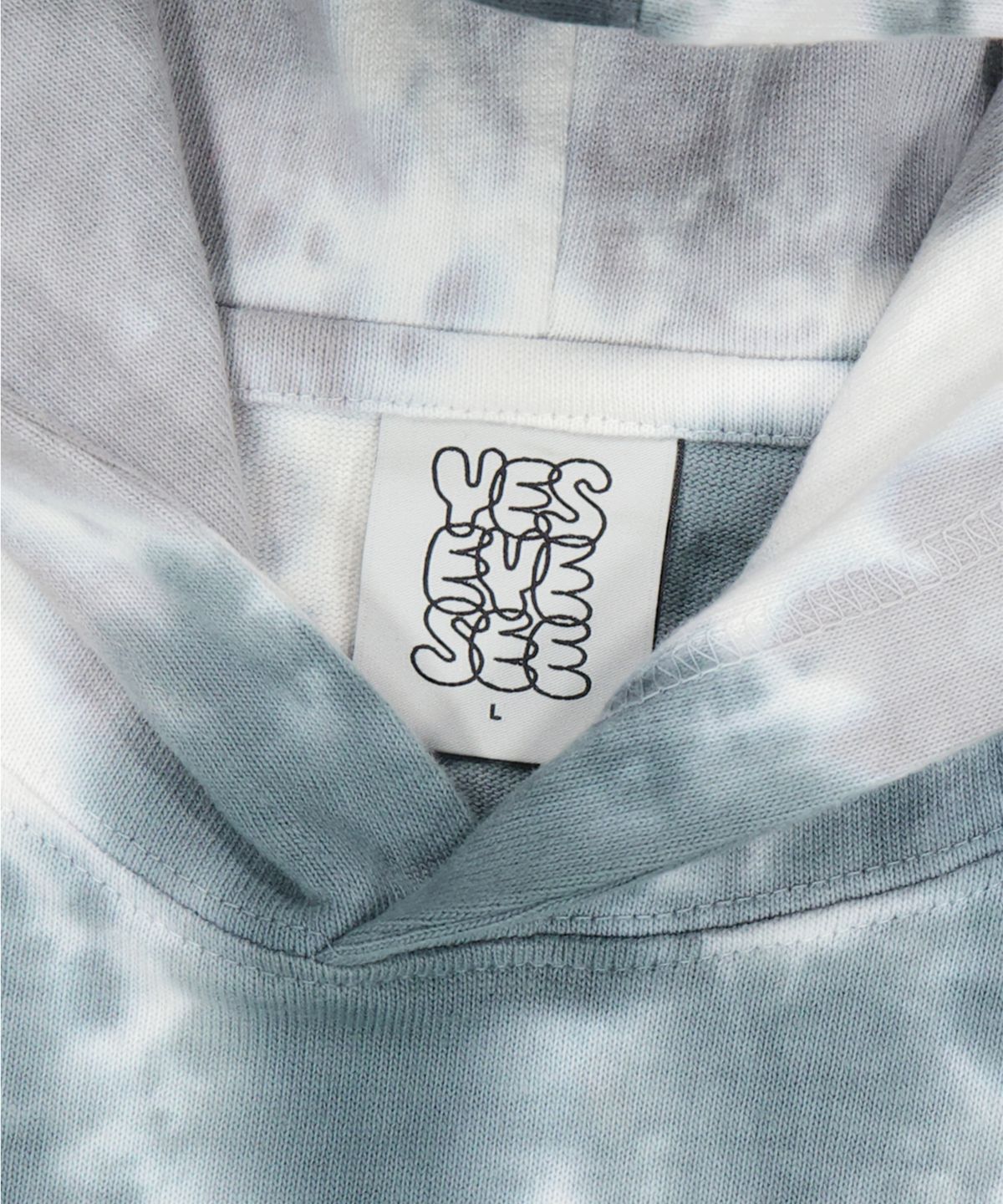 예스아이씨(YESEYESEE) Y.E.S Dyed Single Hoodie Black