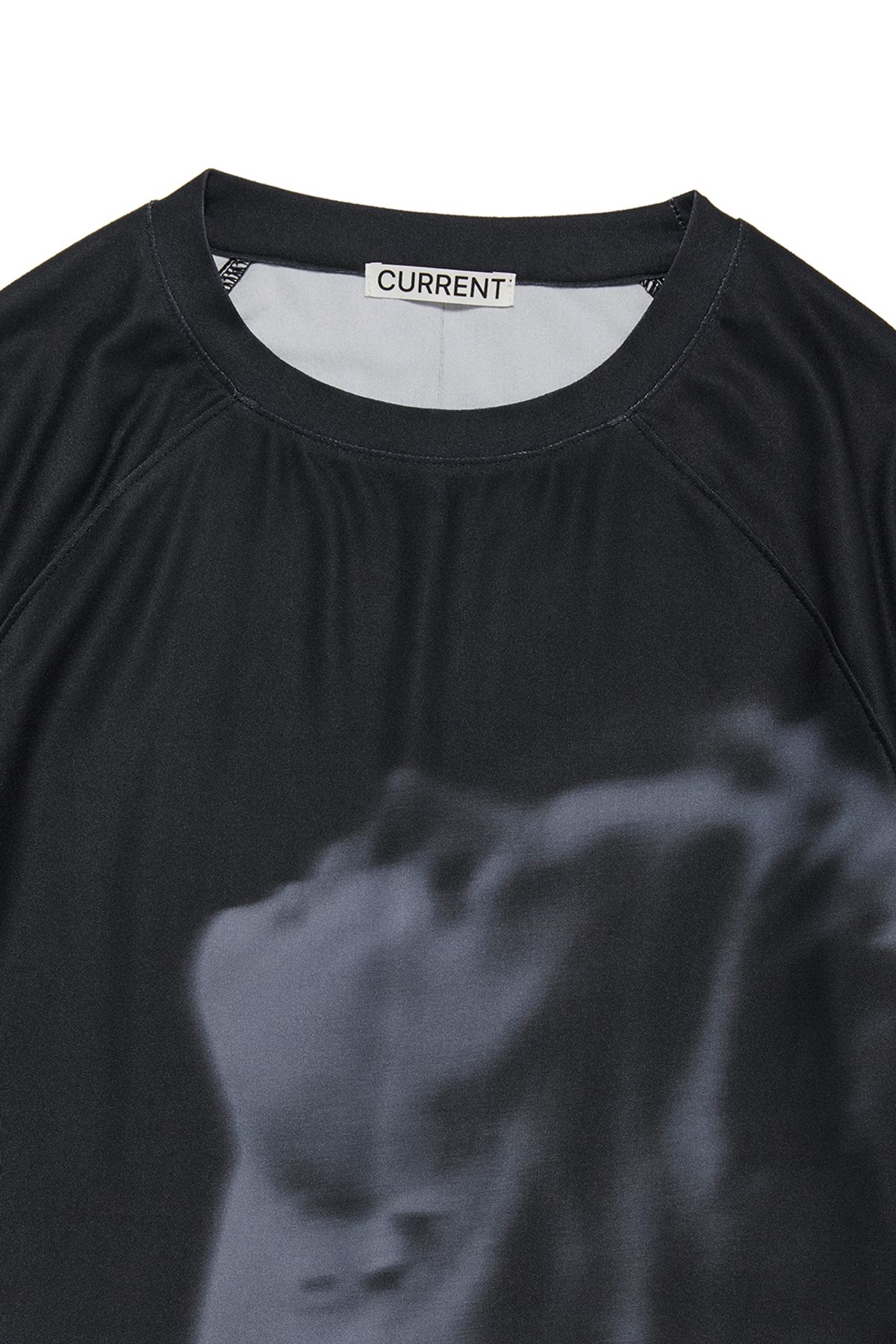 커렌트(CURRENT) SENSUAL WOMAN GRAPHIC TEE [BLACK]