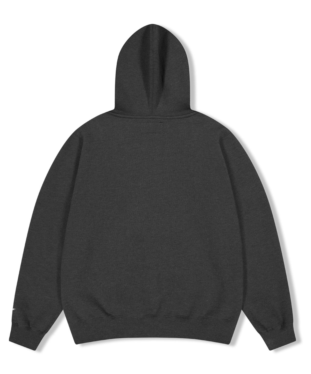 예스아이씨(YESEYESEE) Y.E.S Snail Logo Zip-up Hoodie Heather Grey