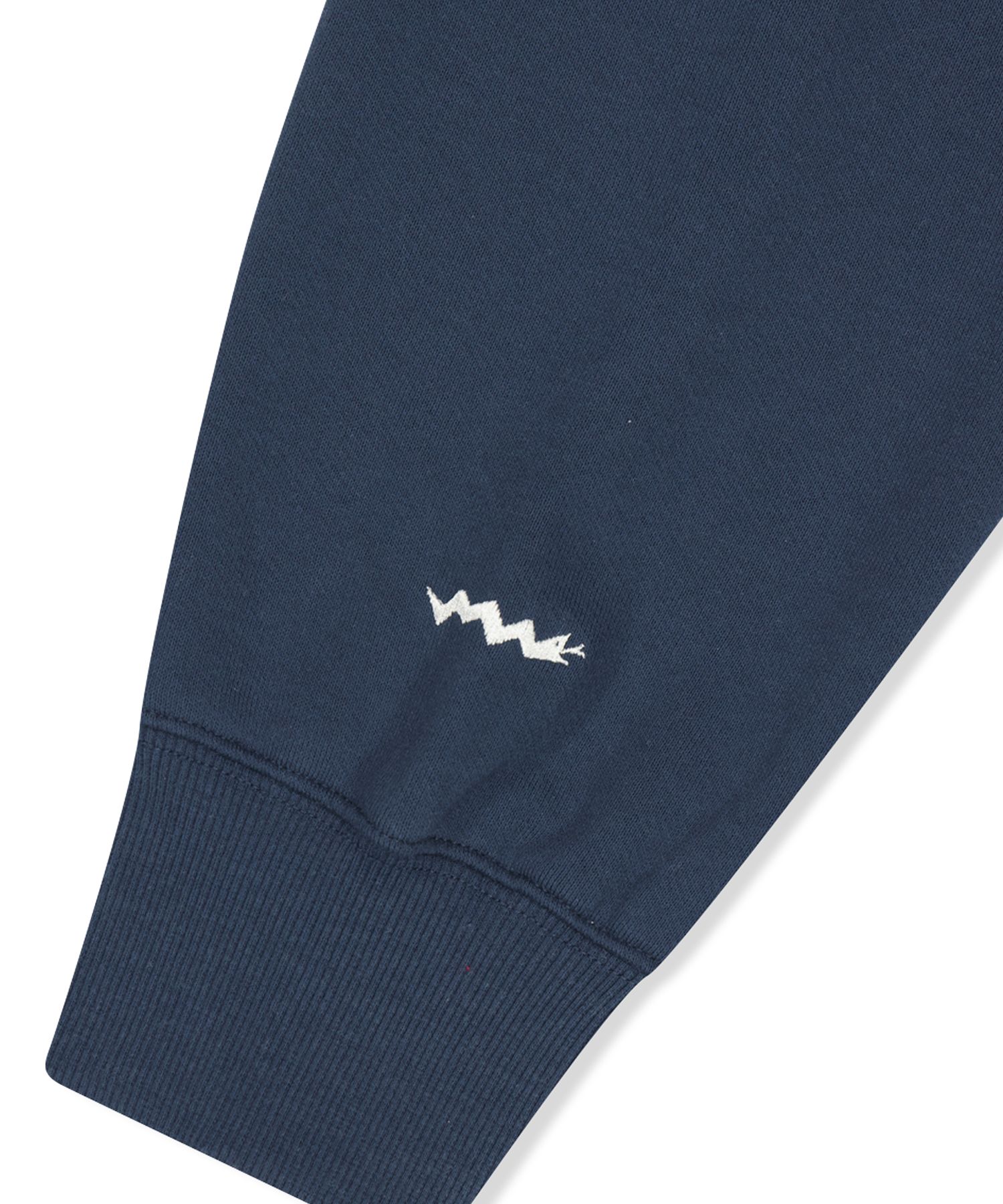 MUSINSA | YESEYESEE Y.E.S Snail Logo Zip-up Hoodie Navy