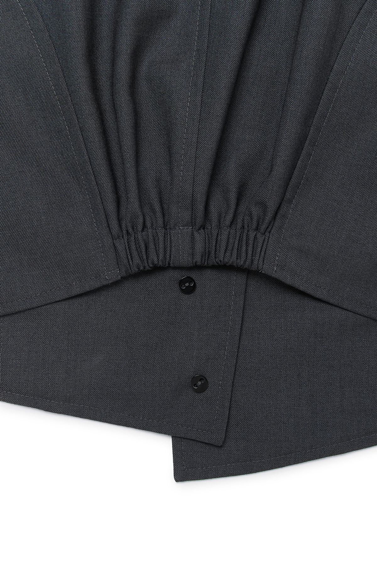 커렌트(CURRENT) ASYMMETRIC BANDING VEST [DEEP BLUE]