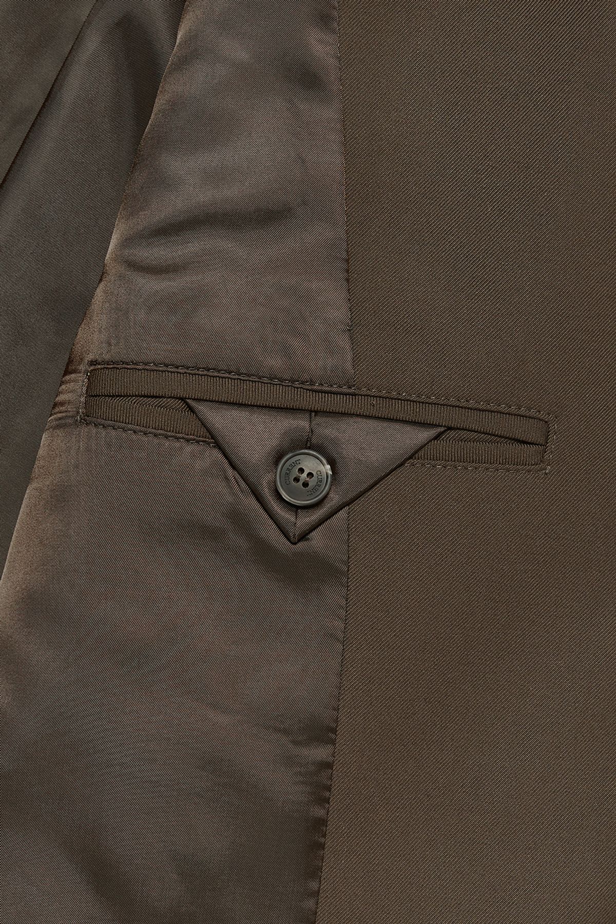 커렌트(CURRENT) FORMAL SINGLE BLAZER [BROWN]