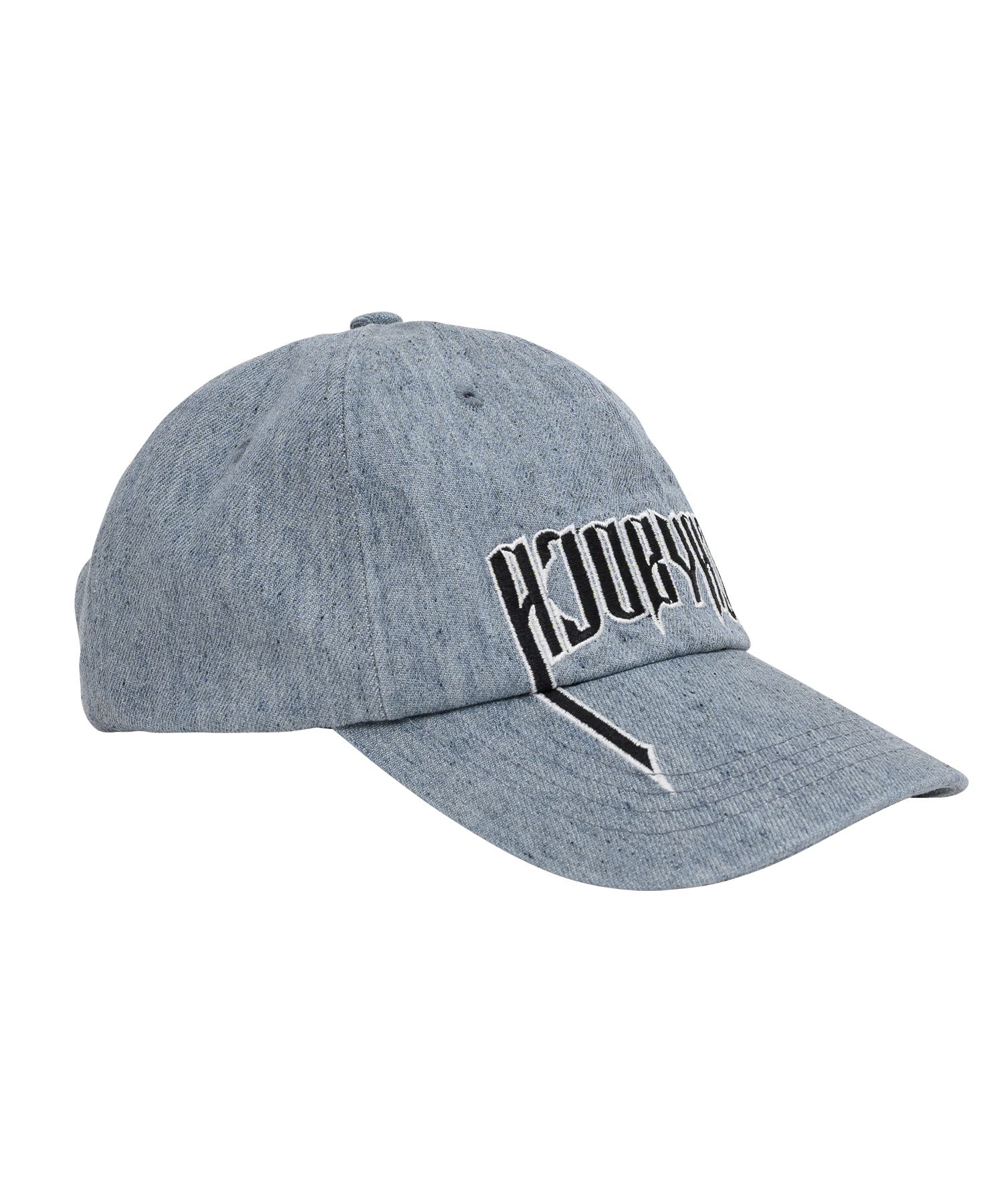 MUSINSA公式 | AJOBYAJO Arch Logo Denim Cap [SKY BLUE]